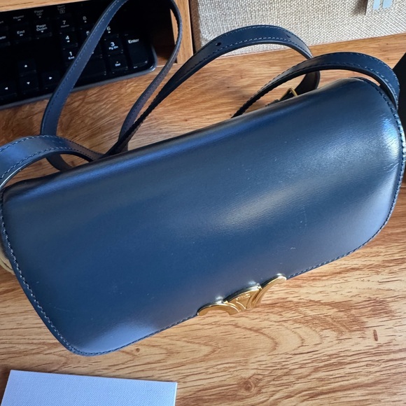 Celine Bi Color NANO TRIOMPHE BAG IN SHINY CALFSKIN - Picture 11 of 12